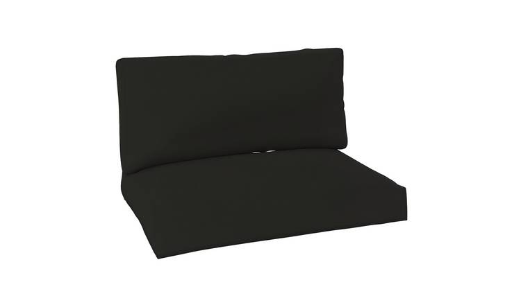 Outsunny 2 Seater Pallet Furniture Cushions Pallet Cushions- Black