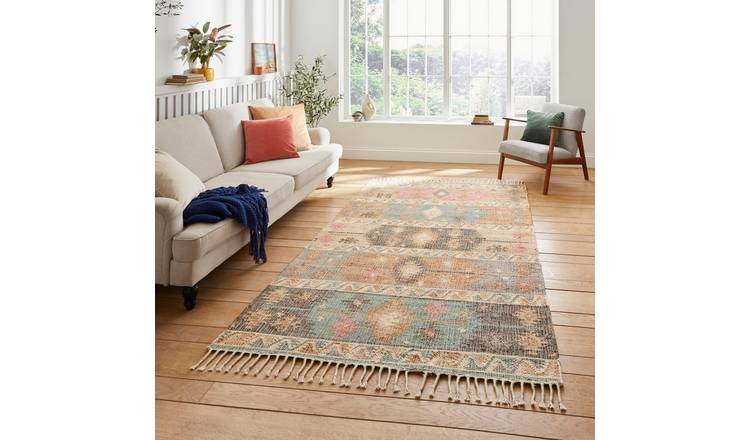 Mega Flooring Multi Kilim Geometric Rug - 120 x 170cm