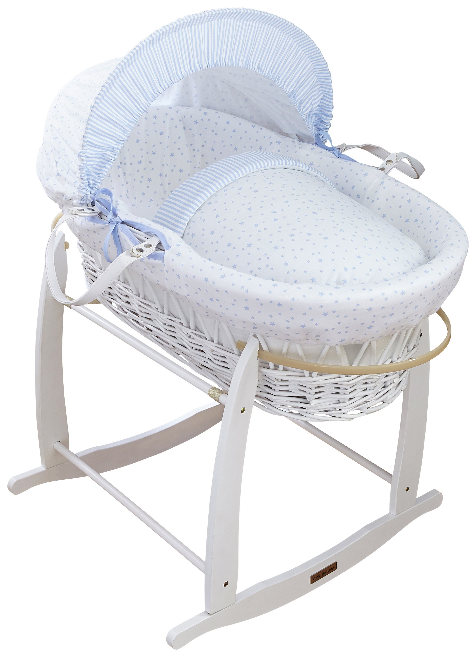 Clair De Lune White Deluxe Rocking Moses Basket Stand. Reviews