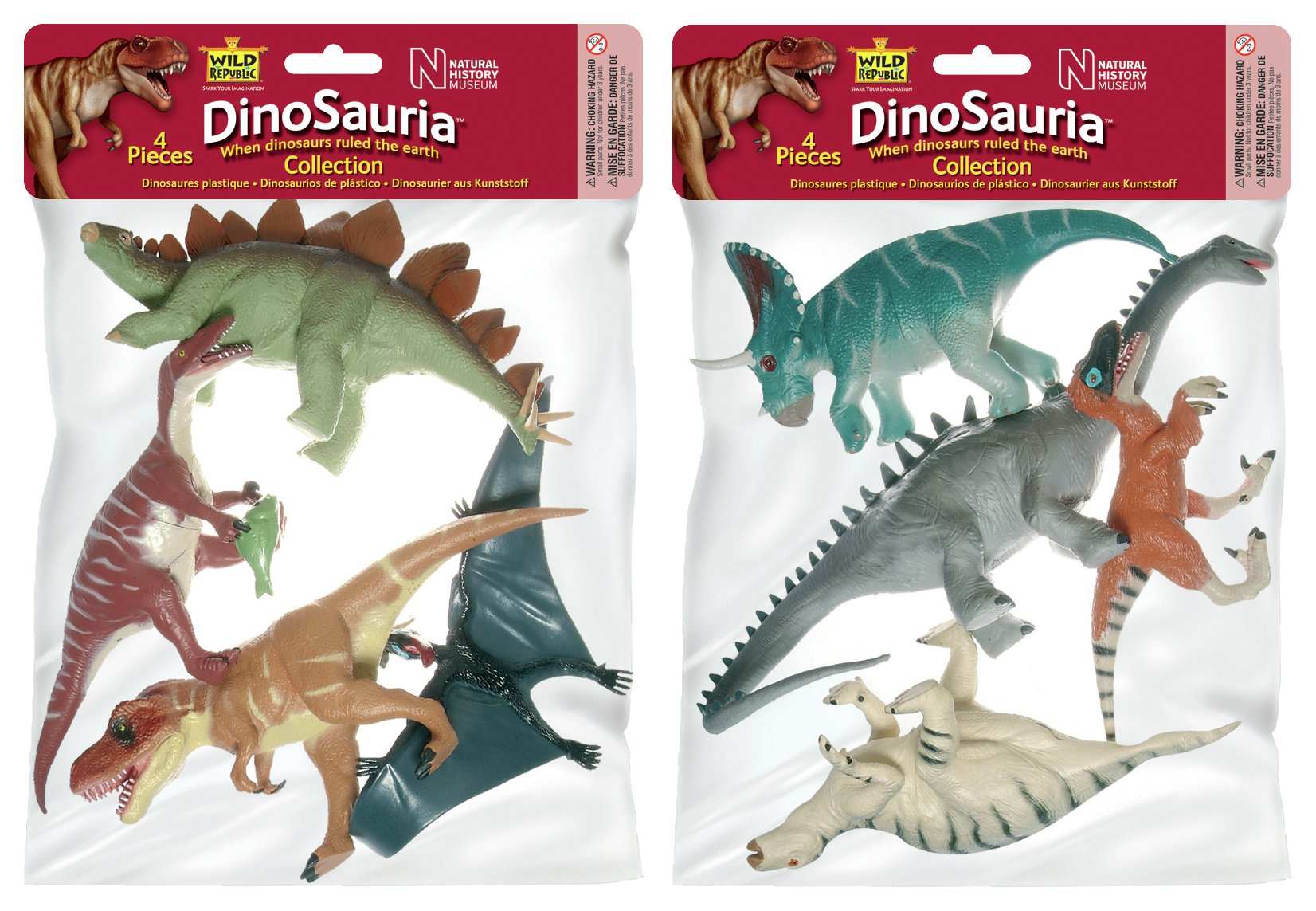 Wild Republic Dinousaur Collection - 2 Bags