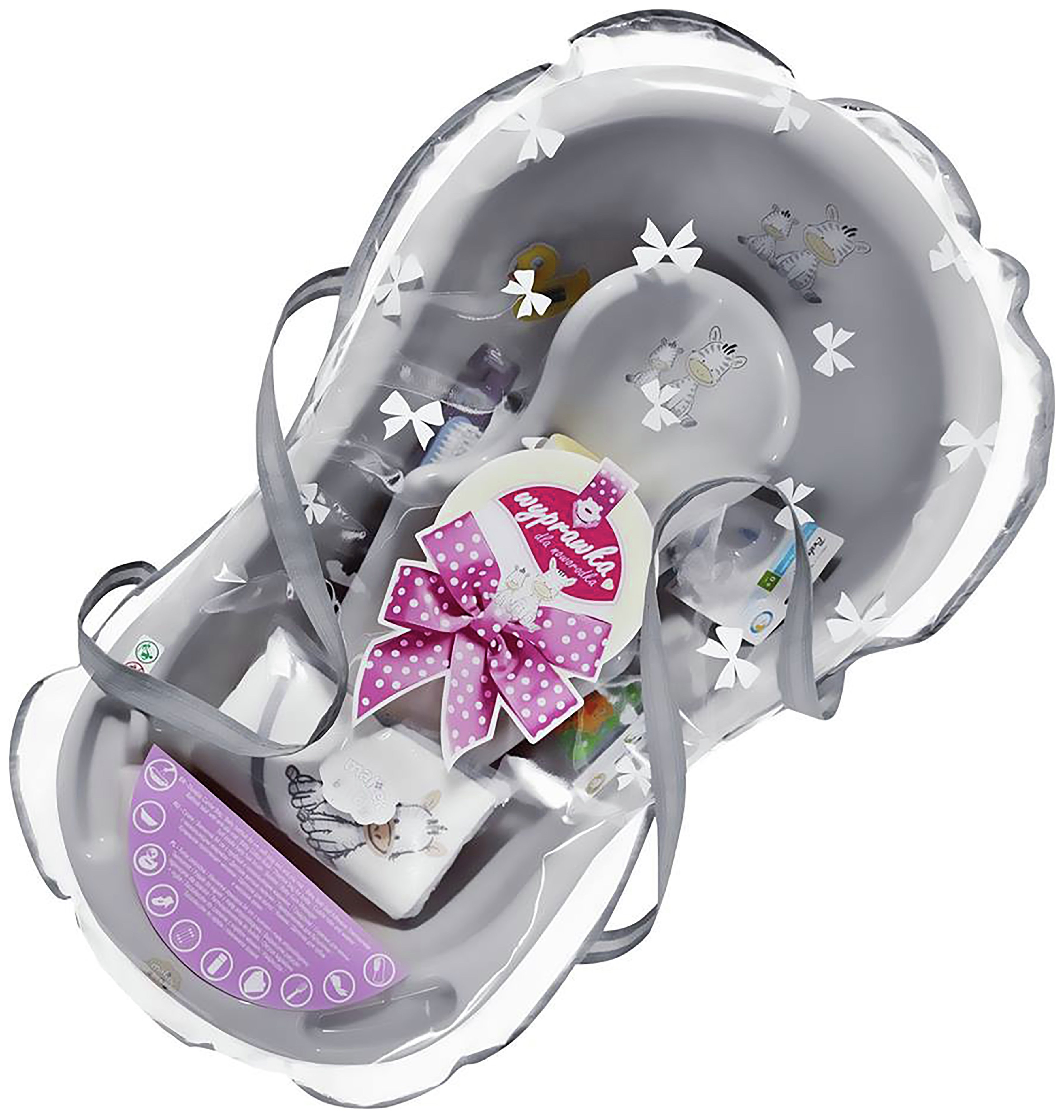 Maltex Zebra Grey Baby Bath Tub Gift Set review