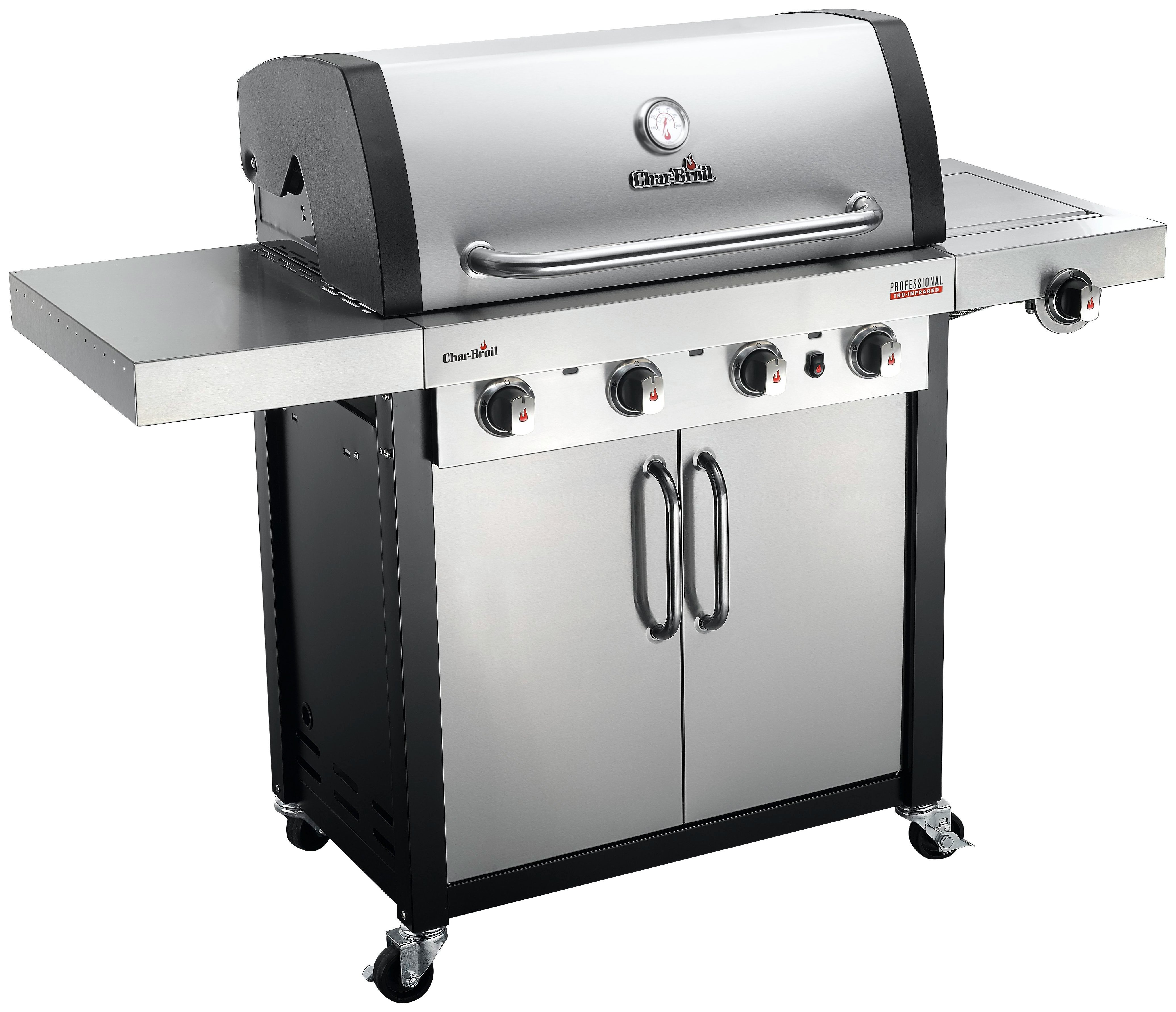 Char-Broil PRO 4400 S - 3 Burner Gas BBQ with Side-Burner