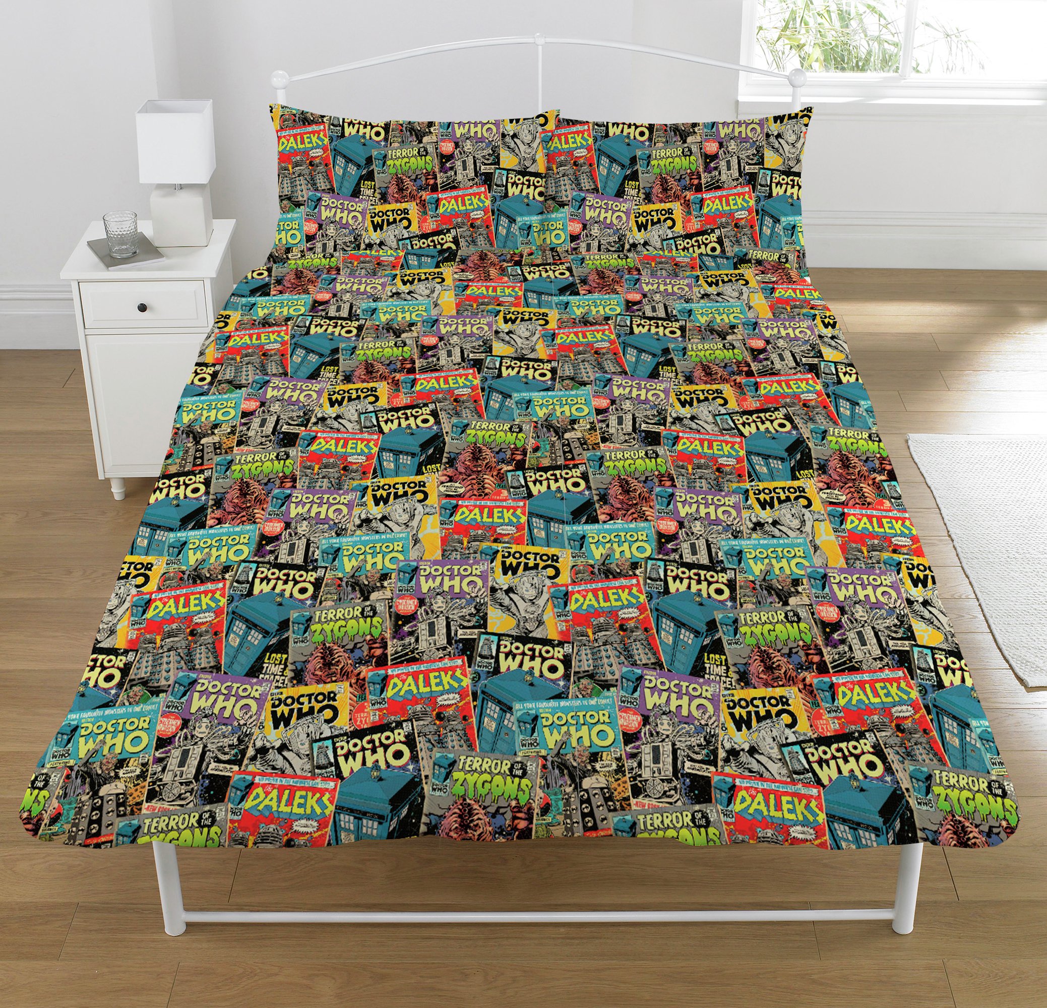 Dr Who Comic Bedding Set - Double