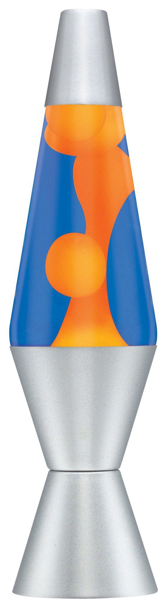 Classic Orange and Blue Lava Lamp.