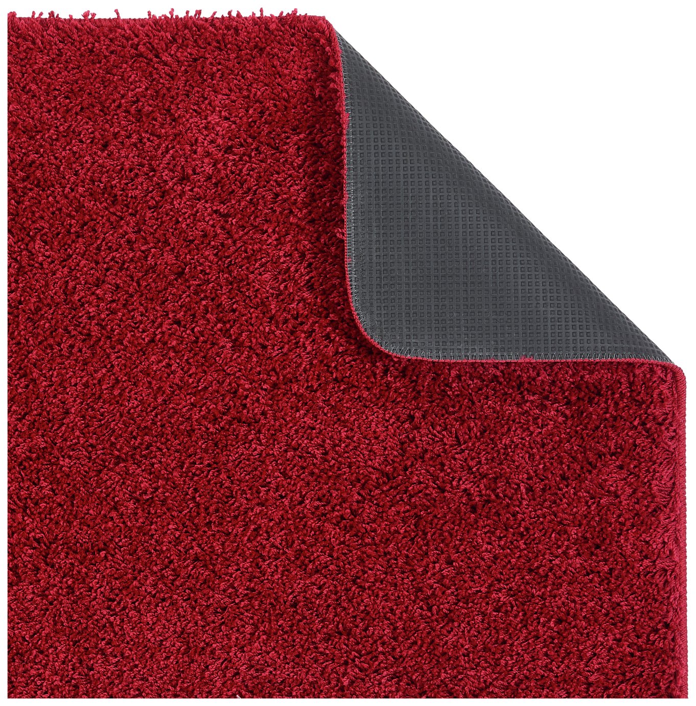 Buy Buddy Washable Mat Plain Red Shaggy Rug - 60x100cm | Rugs | Argos