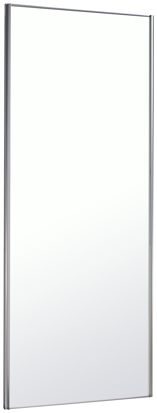 Sliding Wardrobe Door W61mm Silver Frame Mirror Review