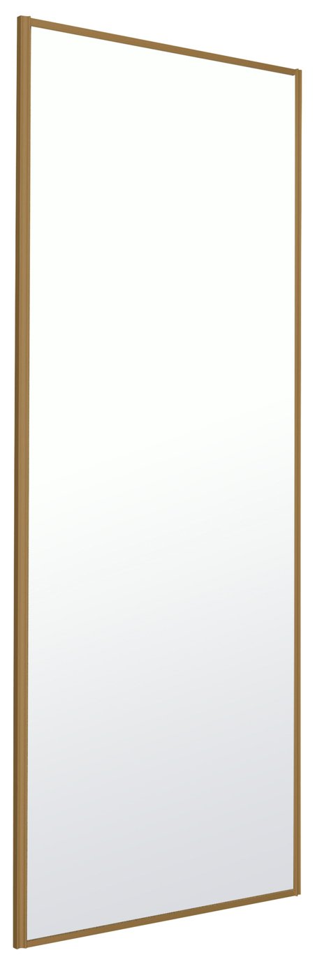 Sliding Wardrobe Door W762mm Oak Frame Mirror Review