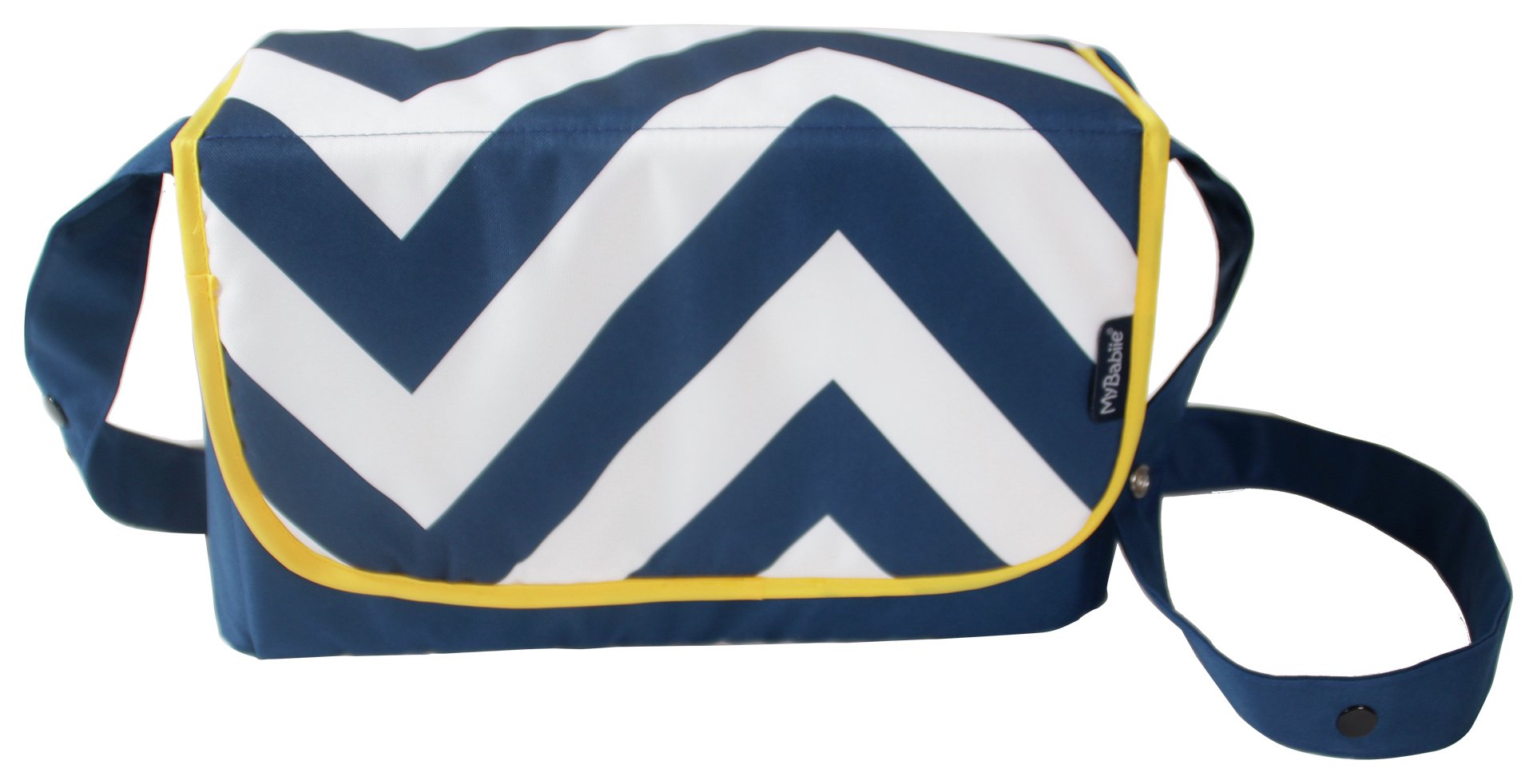 My Babiie Blue Chevron Baby Changing Bag.