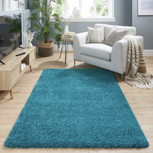 Buy Buddy Mat Rug 200x140cm Teal Rugs Argos