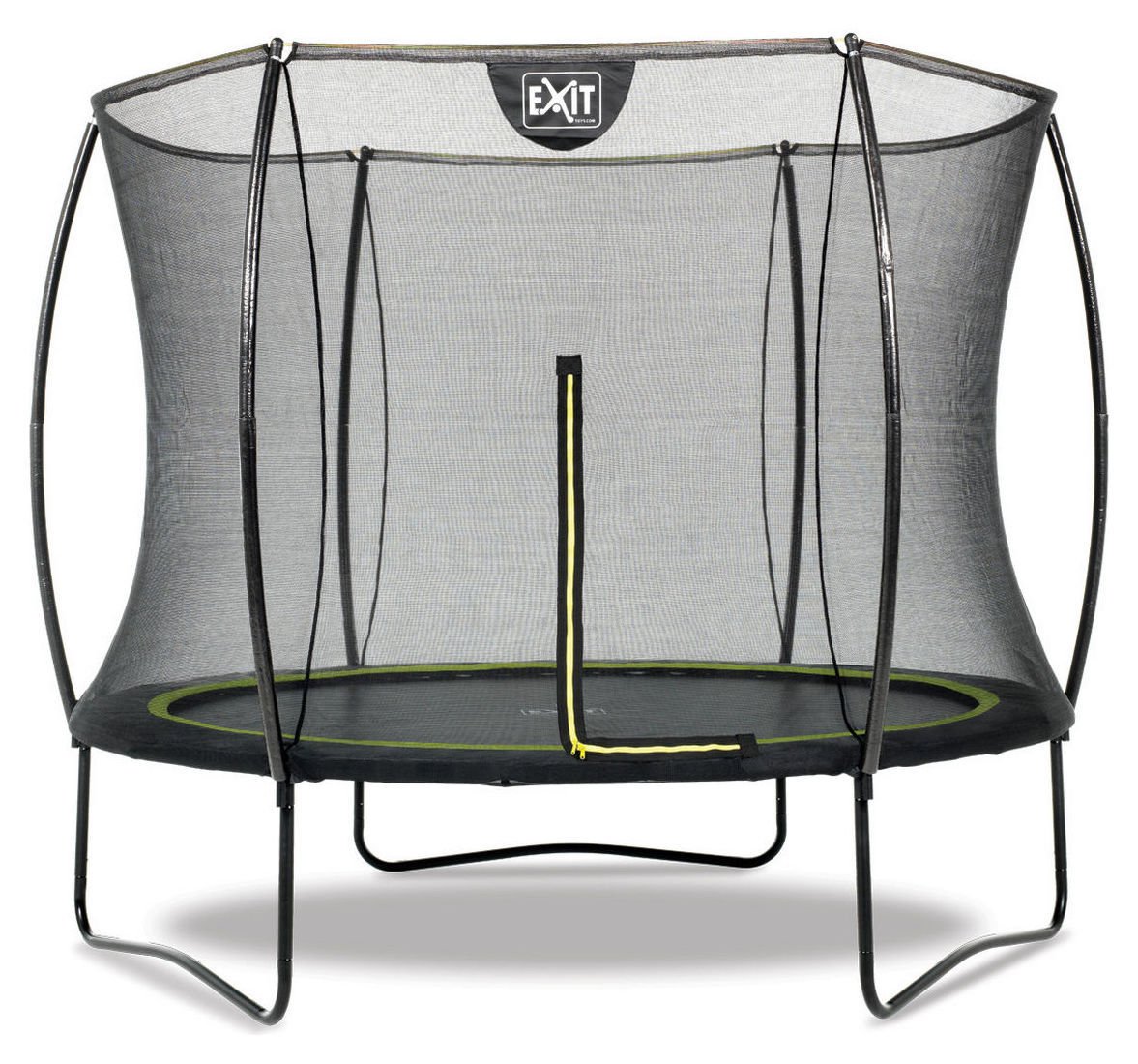 EXIT 8ft Black Edition Trampoline with Enclosure