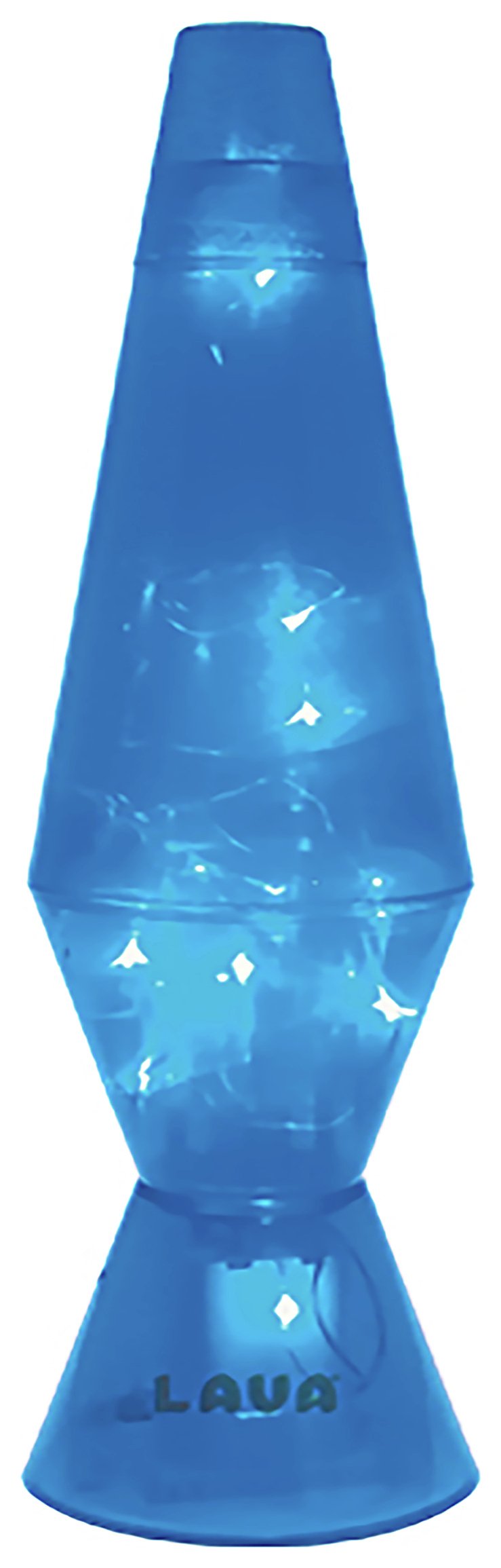 Blue LED Twinkle Lava Lamp.