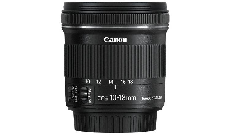 Buy Canon EF-S 10-18mm f/4.5-5.6 IS STM Lens | Camera lenses | Argos