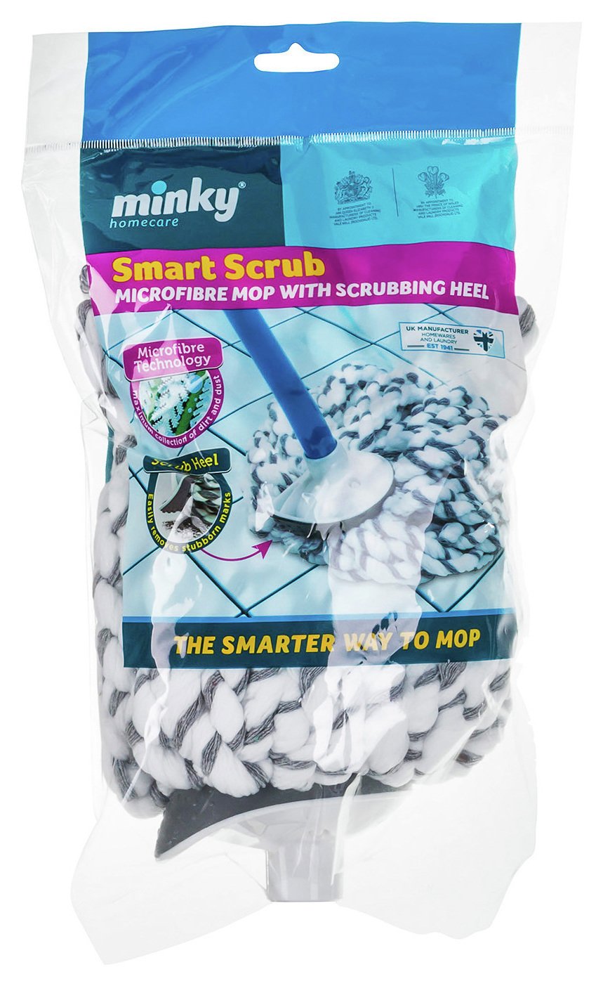 Minky Smart Scrub Microfibre Mop and Replacement Head. Reviews