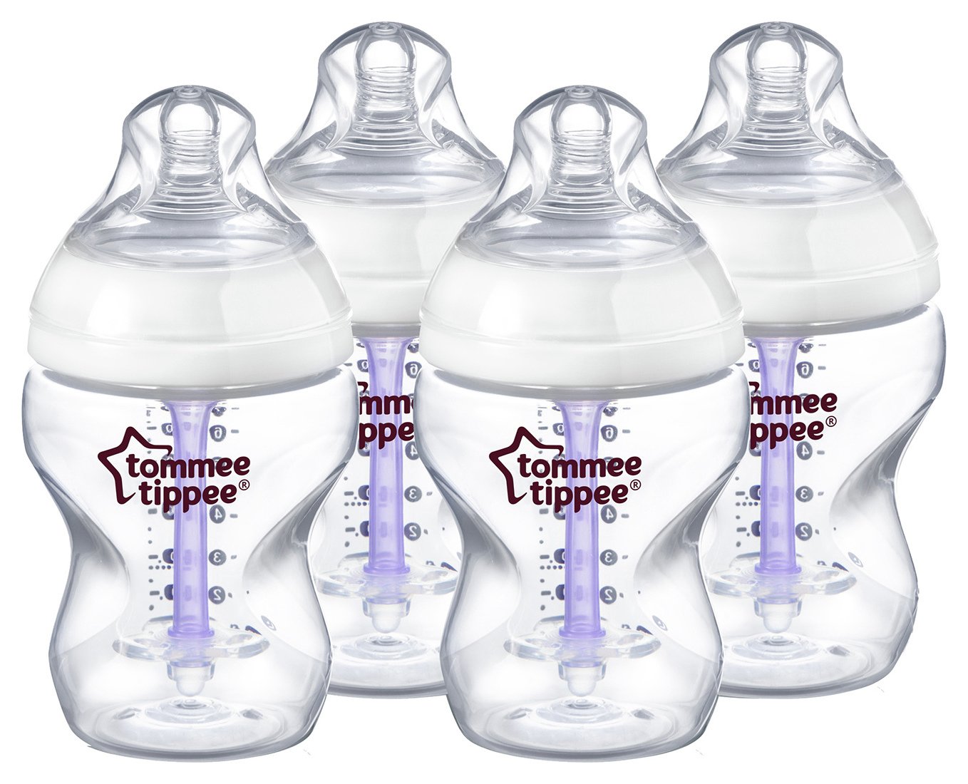Tommee Tippee Advanced Comfort Bottles 260ml x 4