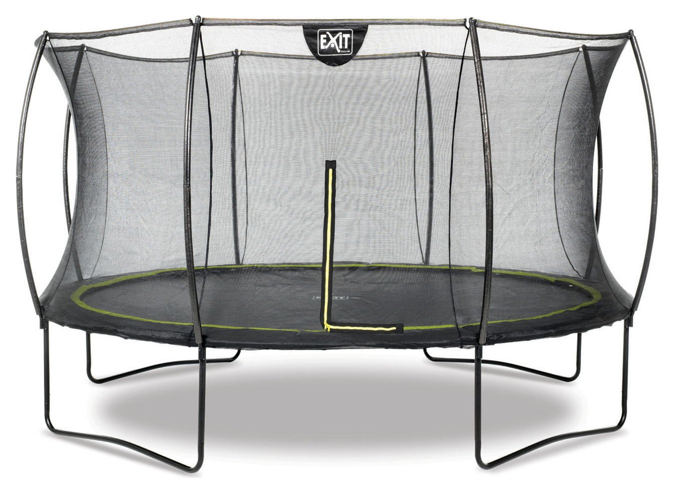 EXIT 12ft Black Edition Trampoline with Enclosure