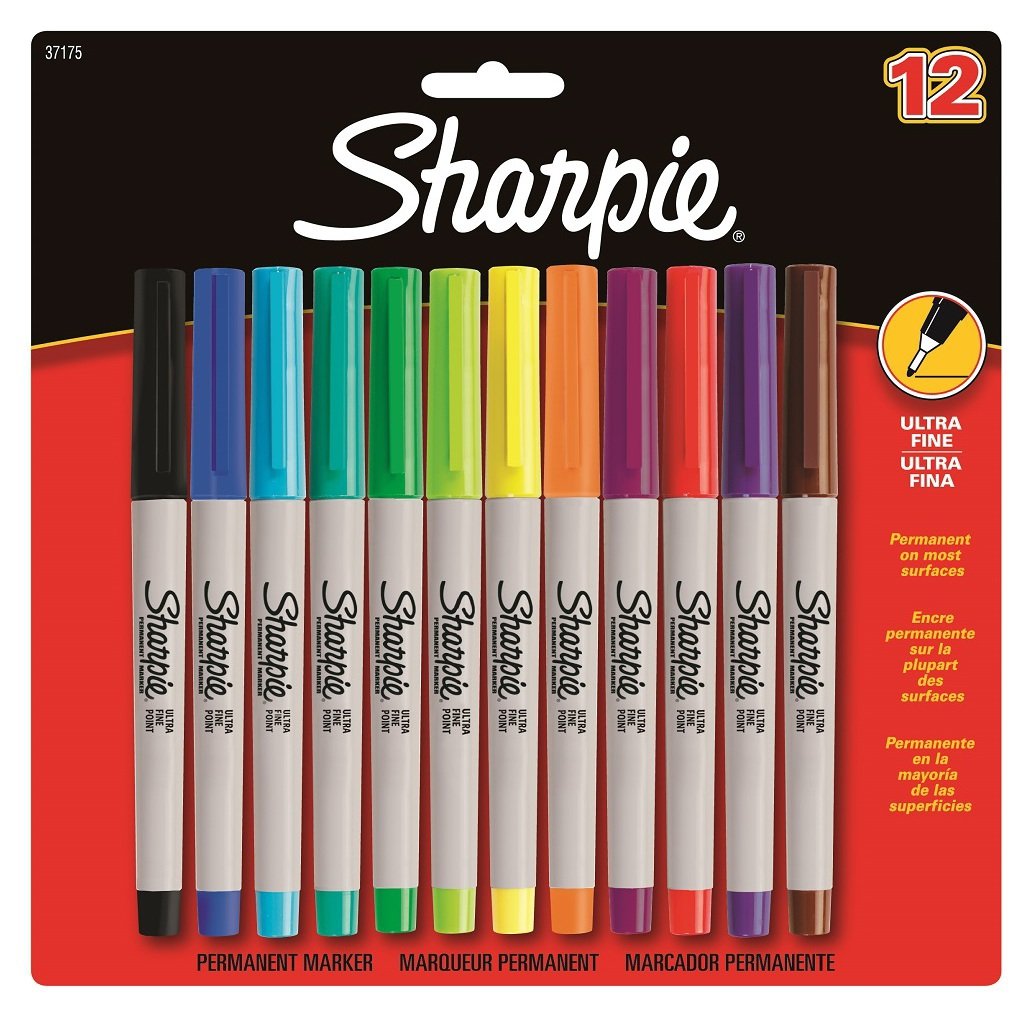 Sharpie 12 Pack of Ultra Fine Permanent Markers