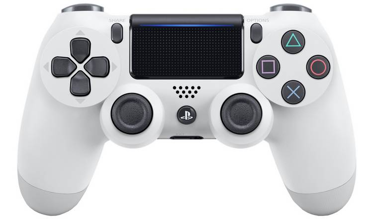 Buy Sony PS4 DualShock 4 V2 Wireless Controller - Glacier White ...