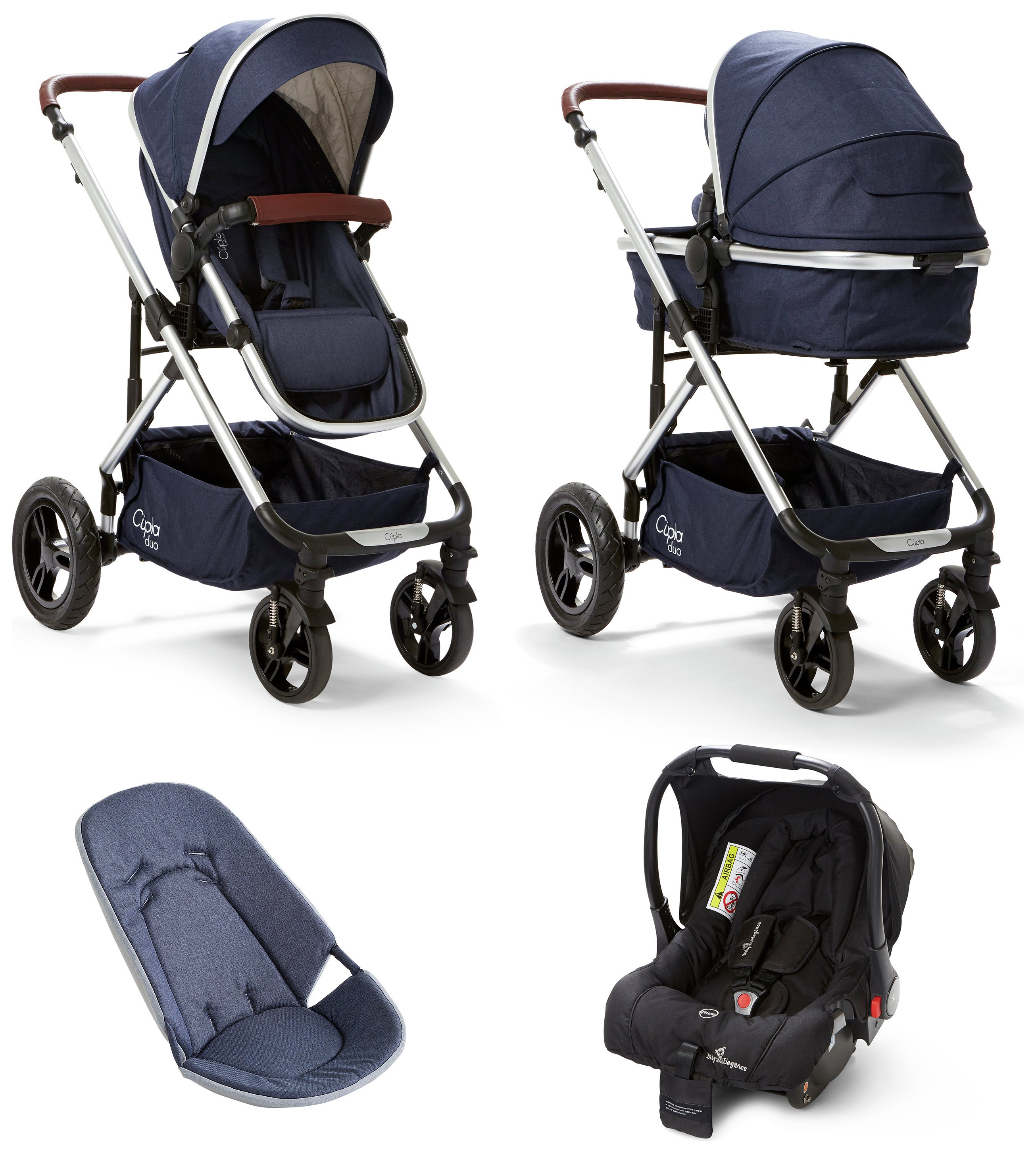 Baby Elegance Cupla Duo Navy Travel System. Review