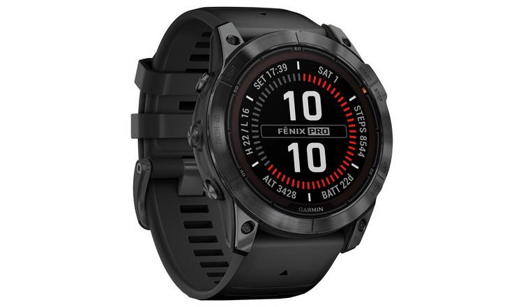 Garmin fenix 7X Pro Solar Glass Smart Watch - Slate Grey