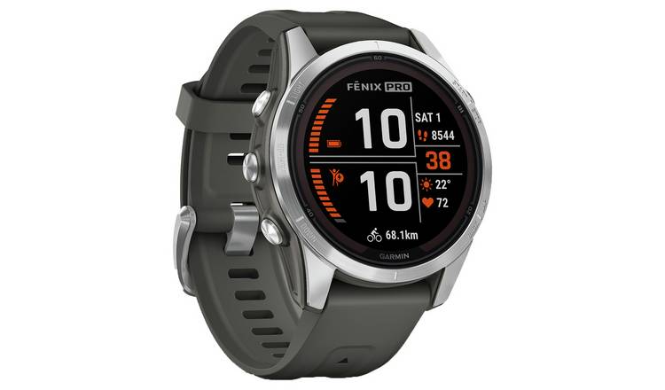 Garmin fenix 7S Pro Solar Glass Smart Watch - Graphite