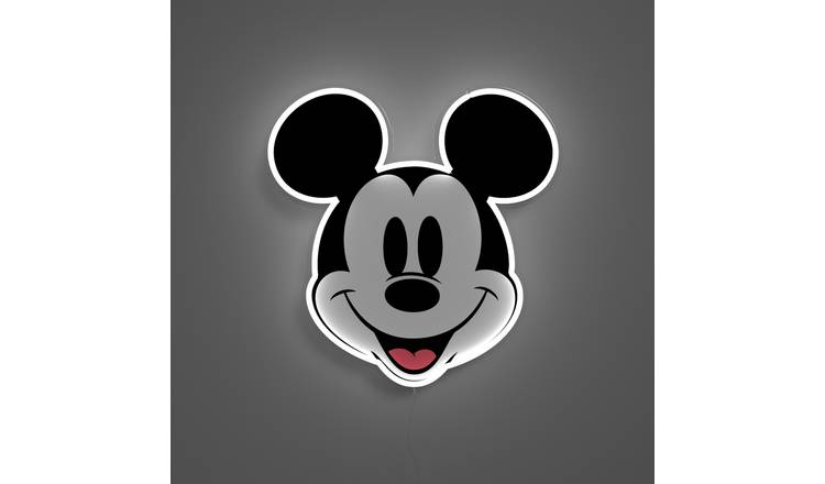 Yellowpop Disney Mickey Mouse Face LED Neon Effect Light