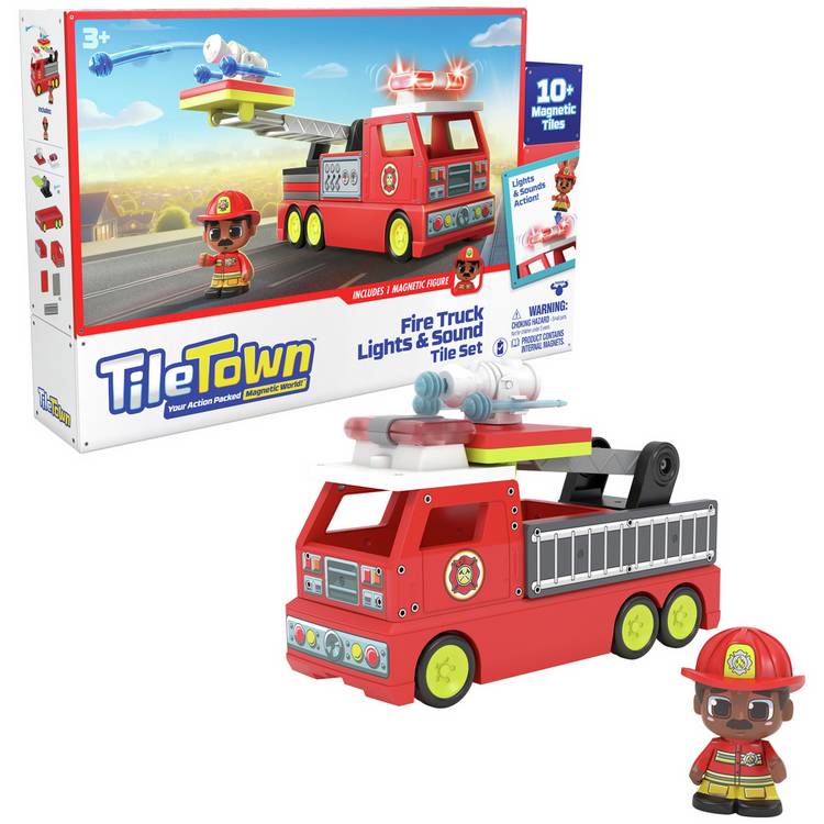 Tile Town Fire Truck Set 0