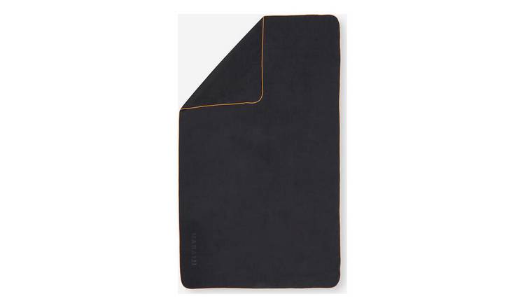 Decathlon Microfibre Pool Towel Size XL 110 x 175 cm - Black