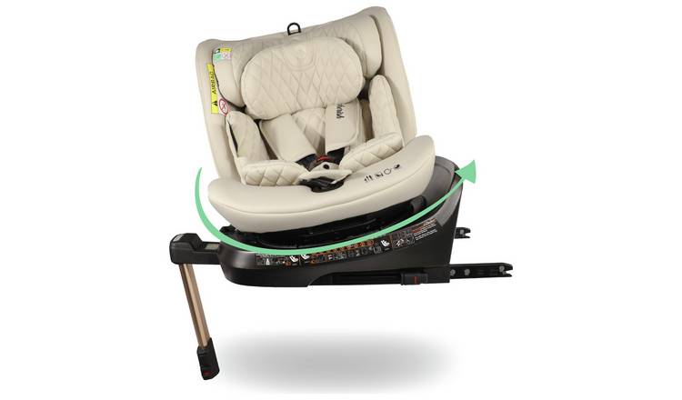 My Babiie MBCSSPIN i-Size (40-150cm) Spin Car Seat - Stone