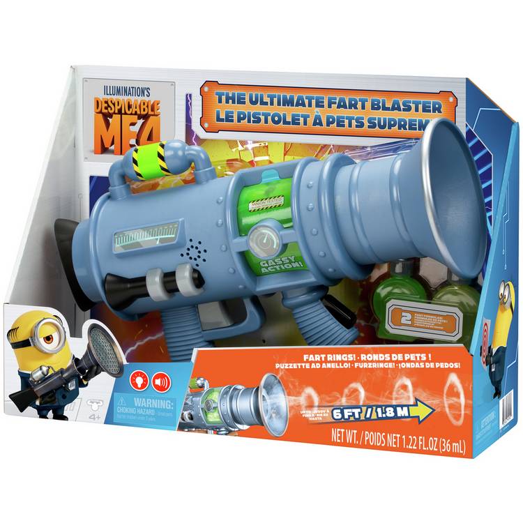 Despicable Me 4 Minion Ulimate Fart Blaster Lights and SFX 0