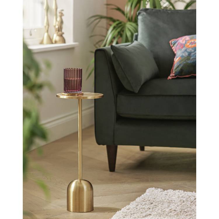 Habitat Martini Side Table - Gold 0