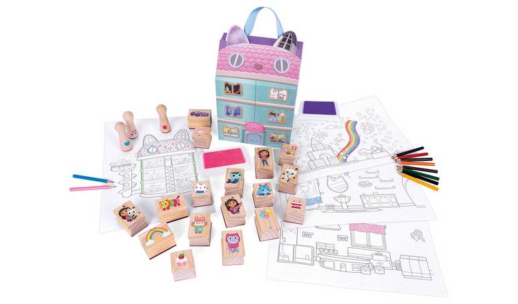 Gabby's Dollhouse Stamp Set