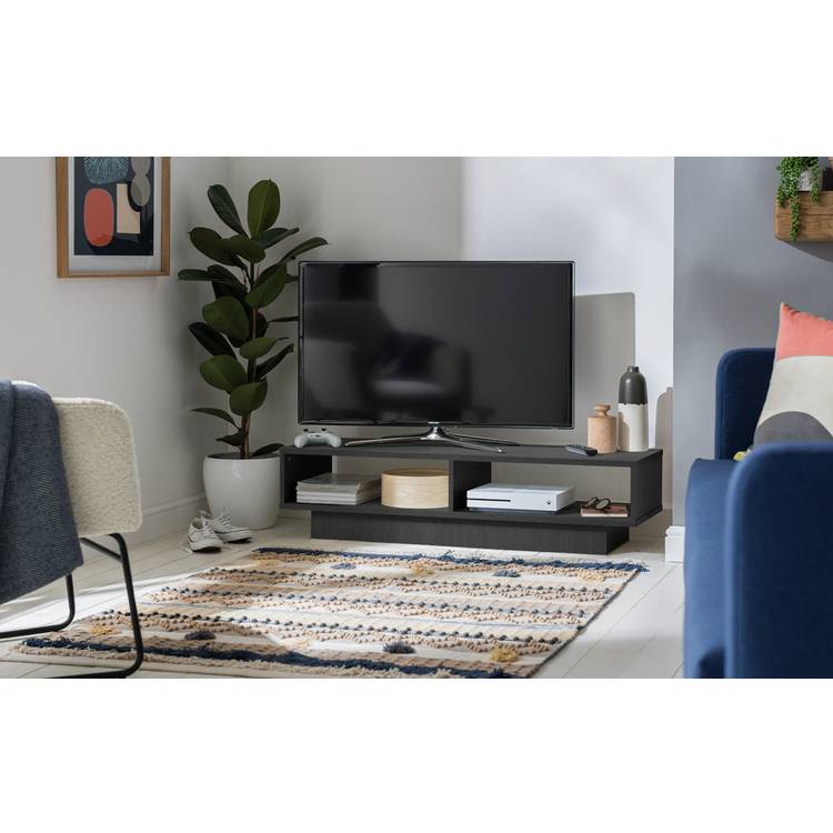Argos Home Cubes Large TV Unit - Black 0