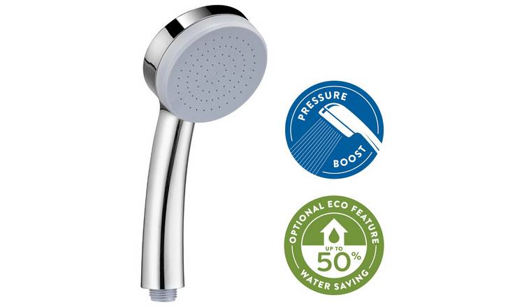 Croydex Presion 1 Function Shower Head - Chrome