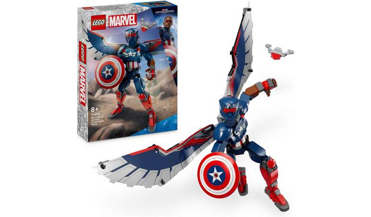 LEGO Marvel New Captain America Construction Figure 76296