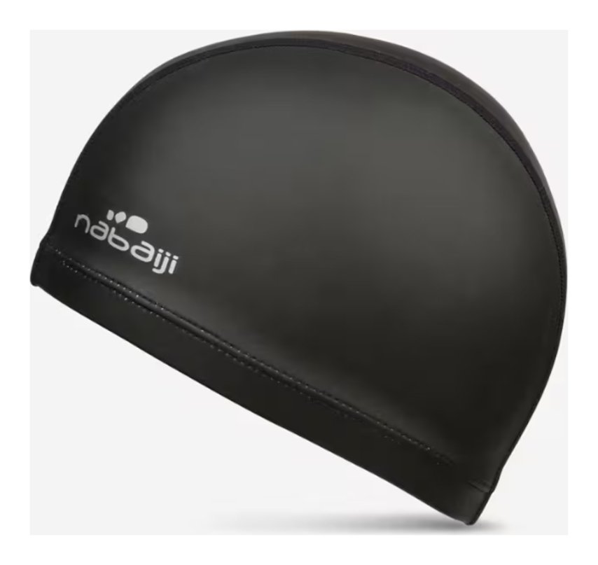 Decathlon Coated Mesh Swim Cap Size L - Black