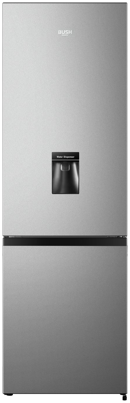 Bush ME55180WTDS Freestanding Fridge Freezer - Silver