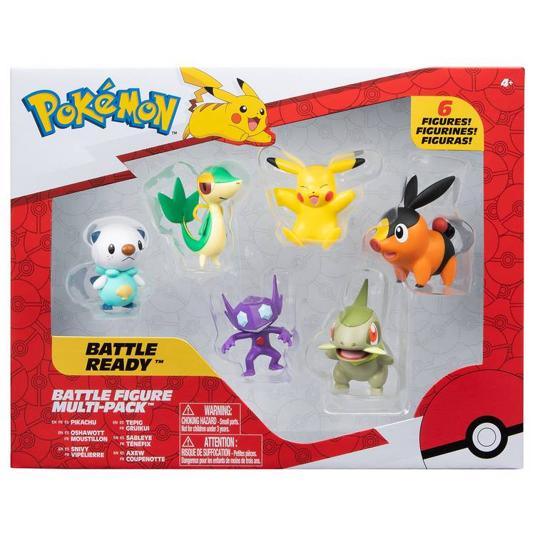 Pokemon Battle Figure 6 Pack - 2-Inch Battle Figures 0