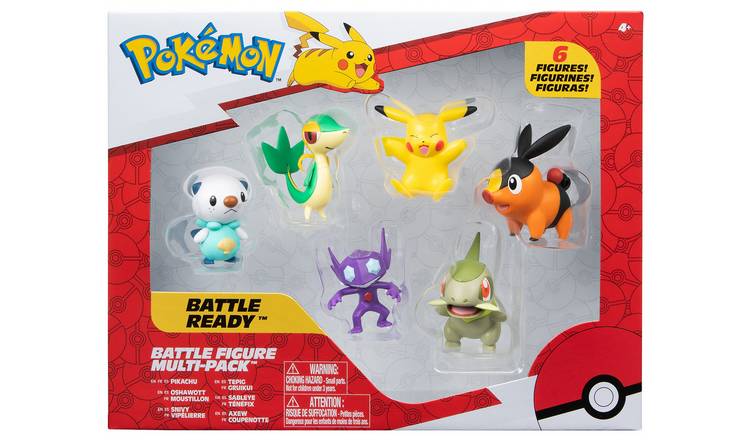Pokemon Battle Figure 6 Pack Features 2" Battle Figures