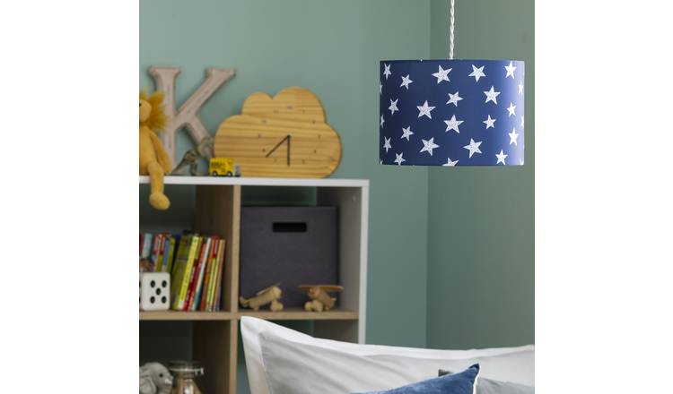 Argos navy clearance lamp shade