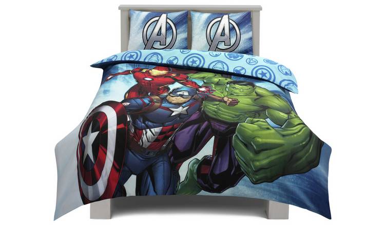 Buy Marvel Kids Blue Bedding Set Double Kids bedding Argos