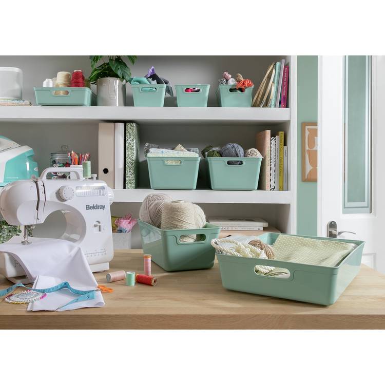 Argos Home 8 Mixed Storage Boxes - Sage 0