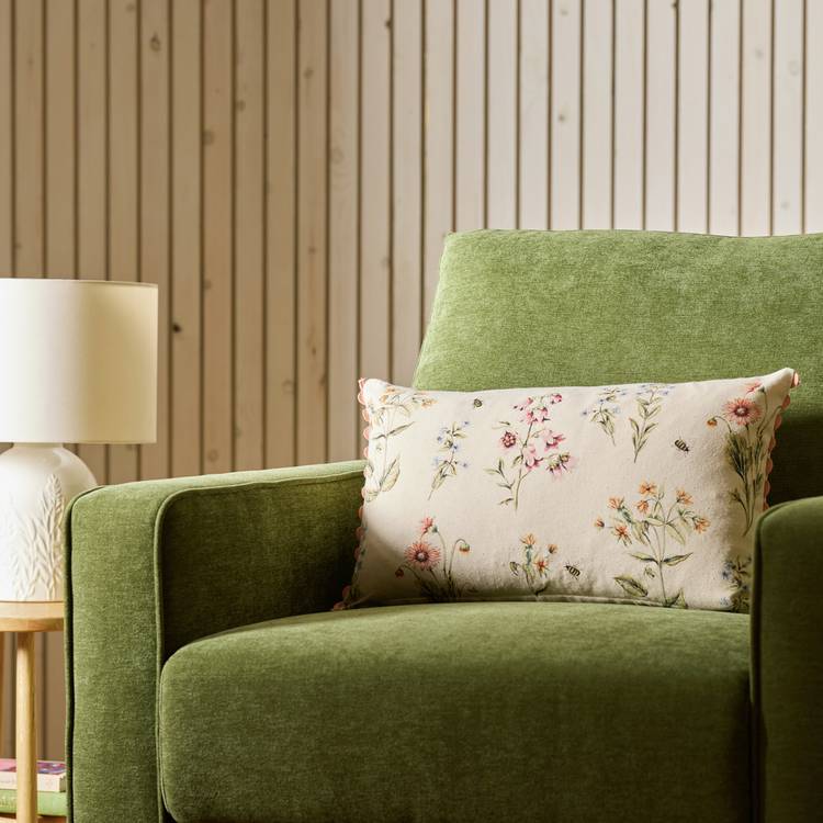 Argos Home Country Printed Floral Cushion - 30x50cm 0