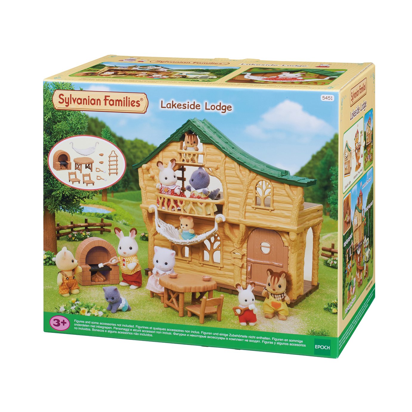 sylvanian families log cabin argos