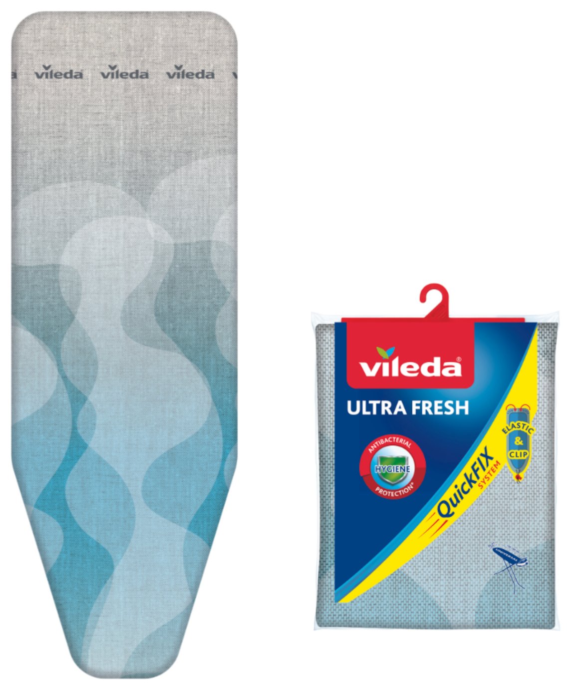 Vileda 110x30cm Quick Fix Elastic Anti Bacterial Board Cover