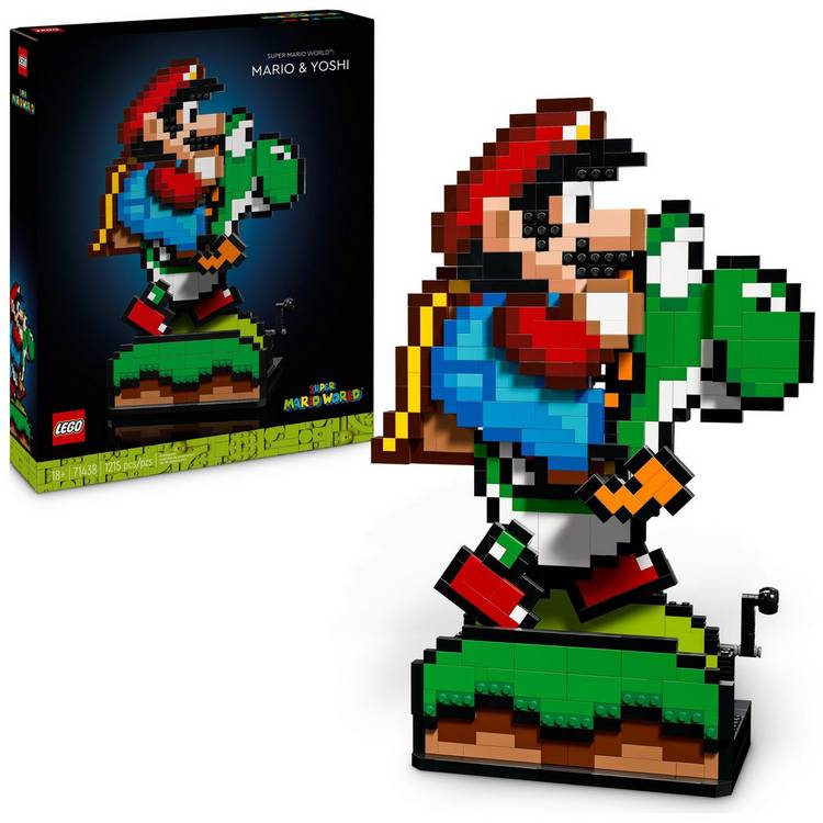 LEGO Super Mario World: Mario & Yoshi Set for Adults 71438 0