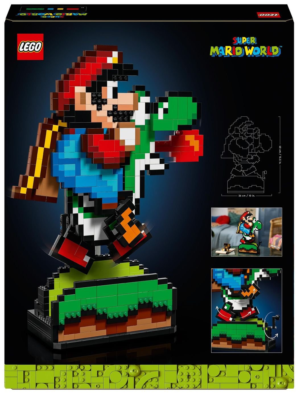 Buy LEGO Super Mario World: Mario & Yoshi Set for Adults 71438