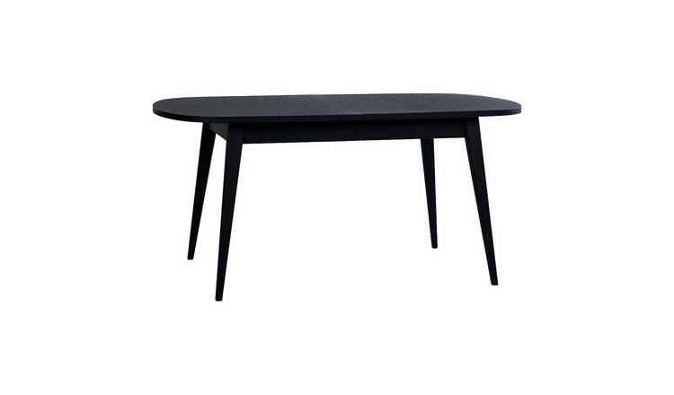 Buy Habitat Etta Extending 6 8 Seater Dining Table Black Stain Dining Tables Habitat