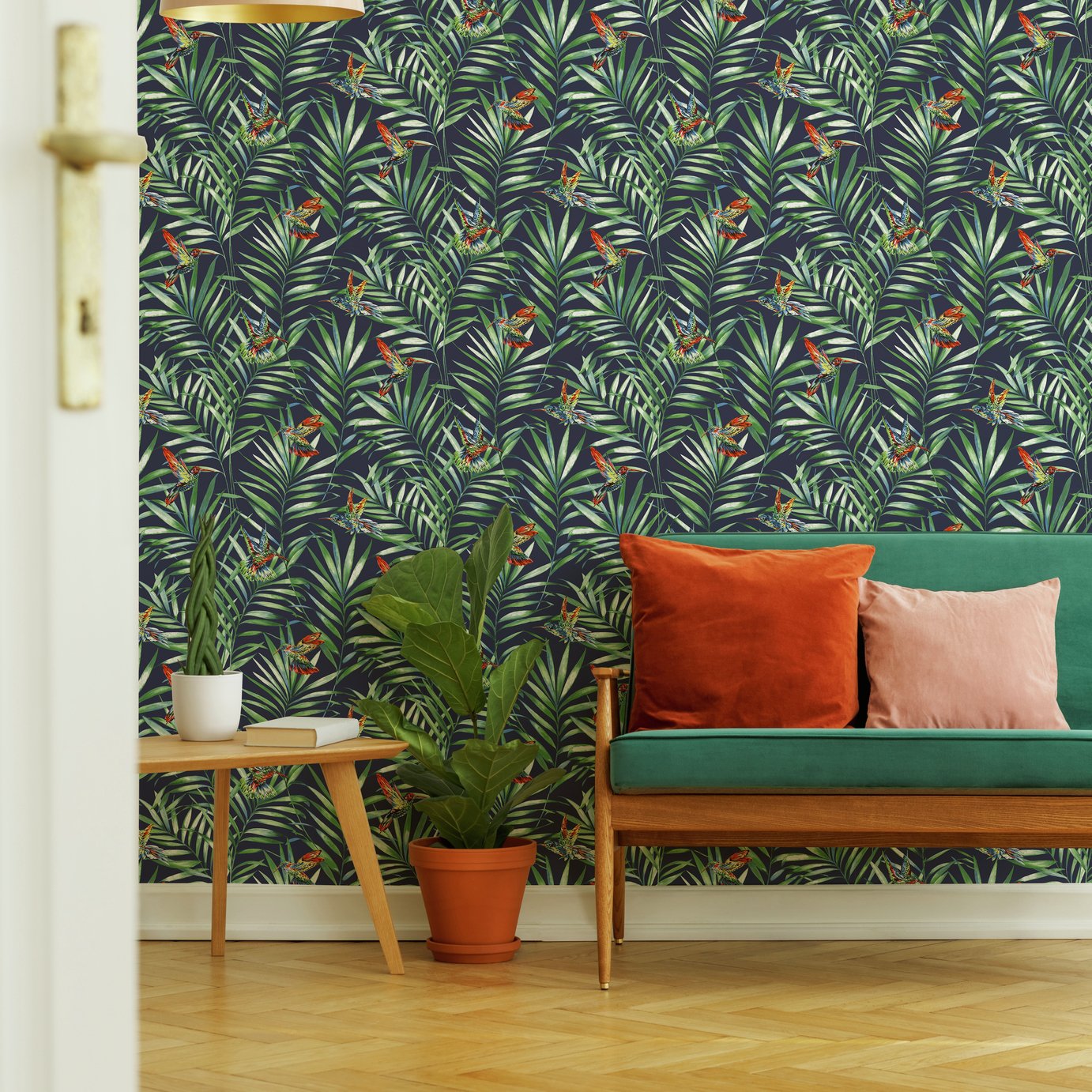 Fresco Hummingbird Navy Wallpaper Review