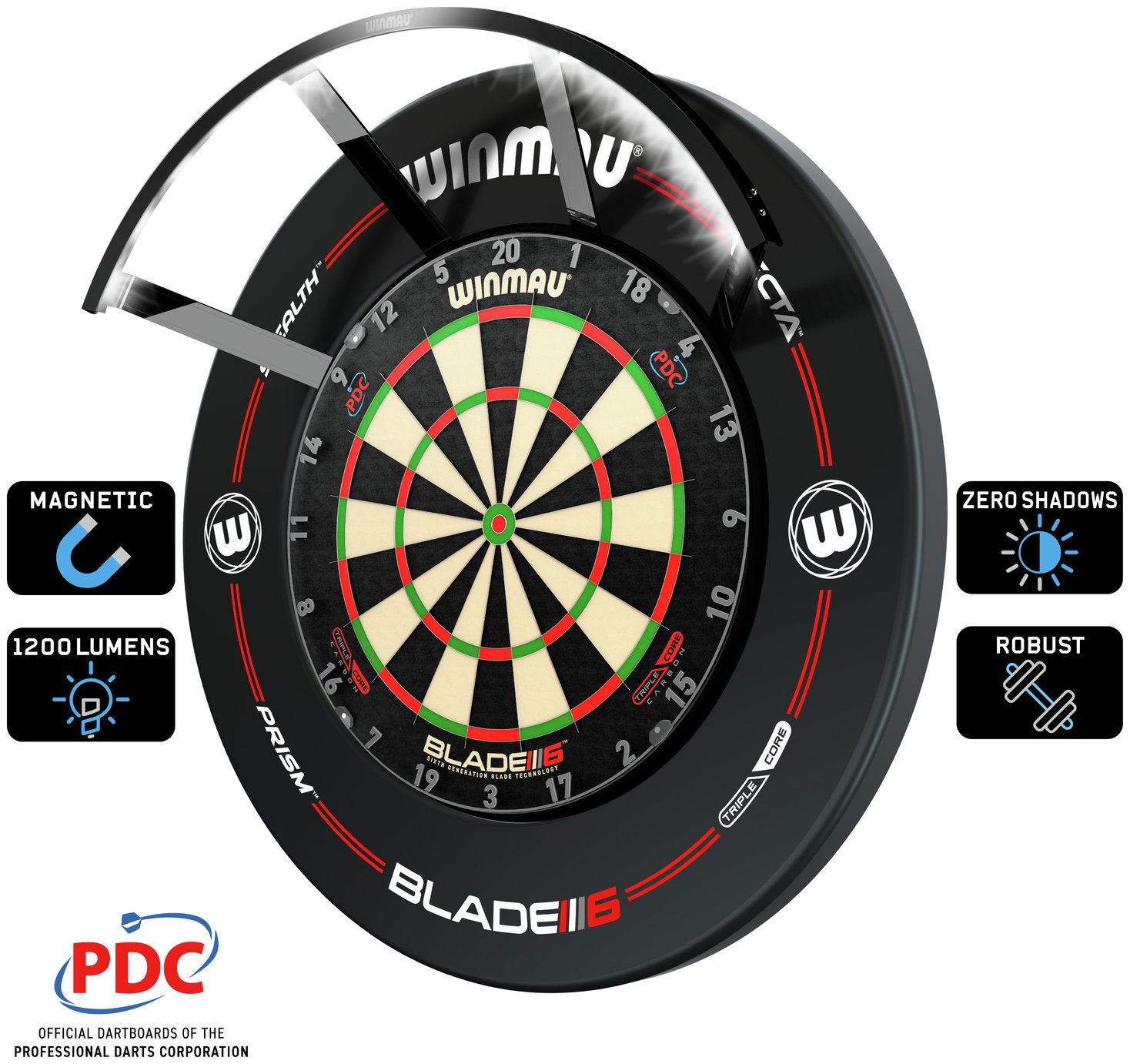 Winmau Polaris 120 Magnetic Dartboard Light 