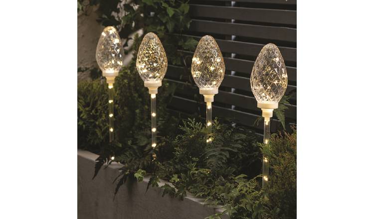 Habitat Pack of 4 Christmas Path Finder Lights